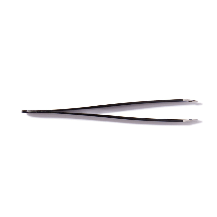 Professional Precision Black Brow Tweezers/Slant Tip